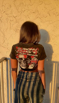 Crop Top "Art Heals Pain" Tee