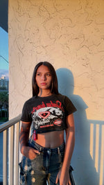 Crop Top "Art Heals Pain" Tee