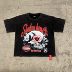 Oversized Red "Art Heals Pain"