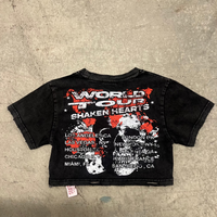 Crop Top "Art Heals Pain" Tee