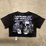 Crop Top "Art Heal Pain" Tee