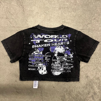 Crop Top "Art Heal Pain" Tee